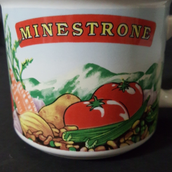 Vintage Minestrone Soup Mug Kitschy - Picture 7 of 7